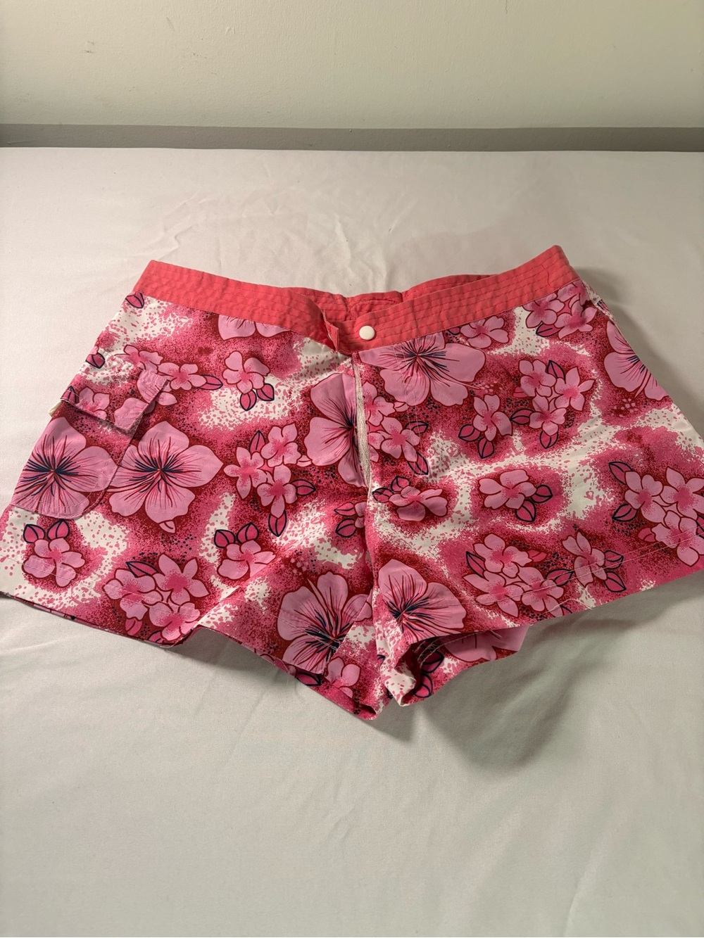 raya sun Coral Pink Floral Skirt